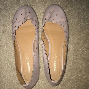 Madden Girl Flats size 8 scalloped edge